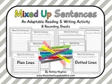 FREE Mixed Up Sentences [Ashley Hughes Design]
