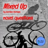 Mixed Up by Gordon Korman novel study discussion questions