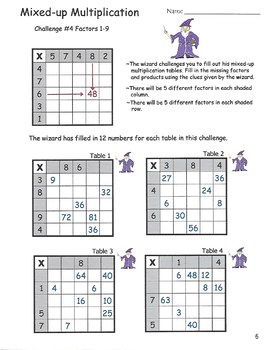 mixed up multiplication tables by tom ellsworth tpt