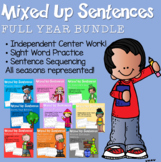 Mixed up Sentences Full Year Bundle!