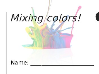 Preview of Mixing Colors