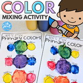 Color Mixing Activity | FREE Primary Colors Experiment Pre