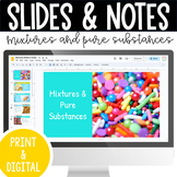 Mixtures and Pure Substances | Google Slides | Interactive