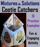 Mixtures and Solutions Activity (Cootie Catcher Foldable R