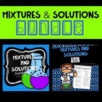 Preview of Mixtures and Solutions BUNDLE