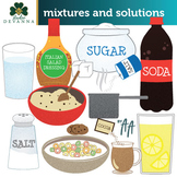Mixtures and Solutions Clip Art