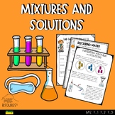Mixtures and Solutions Grade 7 Saskatchewan Aligned Unit