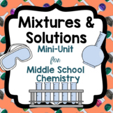 Mixtures and Solutions Mini-Unit