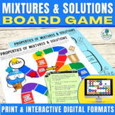 Mixtures and Solutions | Print and Digital Board Game Activity