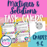Mixtures and Solutions Task Cards {QR Code Answers}