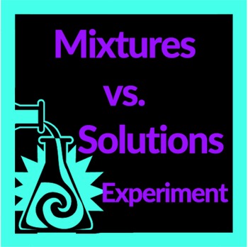 Preview of Mixtures vs. Solutions Experiment--Graphic Organizer and Lab Sheets