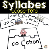 Syllabes - 30 casse-tête (phonologie) - French Syllable Pu