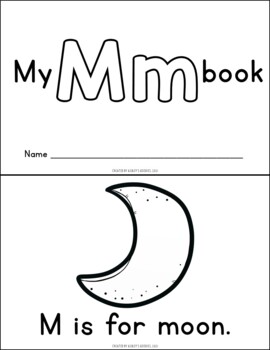 Mm Letter Recognition Packet by Ashley's Goodies | TpT