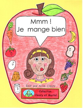 Preview of Mmm! Je mange bien - FRENCH- Grade 1 and Grade 2- Nutrition - Distance Learning