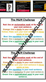 M&M Task Card Descriptive Writing Activity