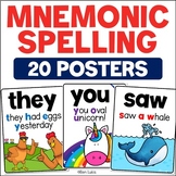 Mnemonic Spelling Posters for Heart Words, Fun Ways To Pra