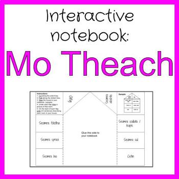 Preview of Mo Theach - Interactive Notebook Activity