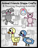 Pigeon, Duckling, Elephant, Piggy Crafts: Shape Counting, 