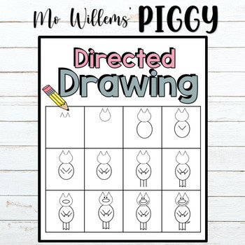 Preview of Mo Willems' Directed Drawing of Piggy