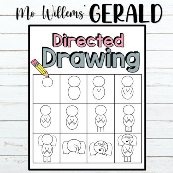 Preview of Mo Willems' Gerald Directed Drawing