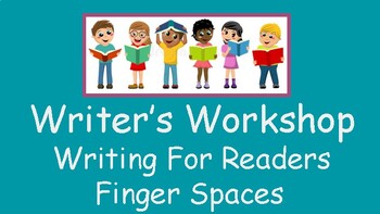 Preview of Mo Willems Inspired Writing Lesson on Finger Spaces