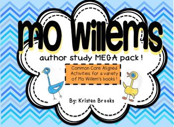 Preview of Mo Willems Author Study MEGA Activity Pack