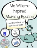 Mo Willems Inspired Morning Routine Posters with Two Blank