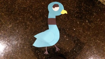 Preview of Mo Willem's Pigeon "Don't Let the Pigeon Drive the Bus" Craftivity and Extras