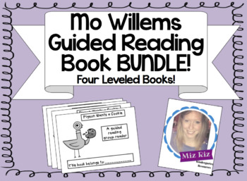Preview of Mo Willems Themed Guided Reading Book Set! {Levels A through E!}