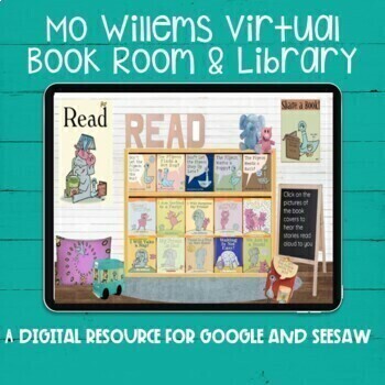 Preview of Mo Willems Virtual Book Room/Digital Library