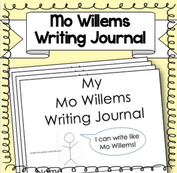 Preview of Mo Willems Author Study Journal