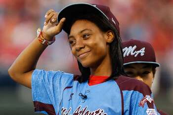 Preview of Mo'ne Davis baseball Biography Pebble Go Fill-in-the-blank assignment Sub Plans