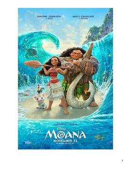 Preview of Moana -- French Activity Package