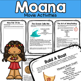 Moana Movie Activities - Science Craft Writing