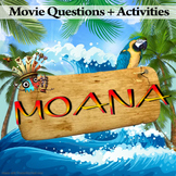 Moana Movie Guide + Activities - Answer Key Included (Colo