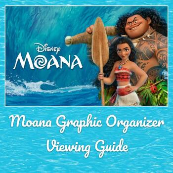 Preview of Moana Graphic Organizer Viewing Guide