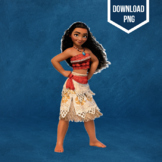 Moana PNG Clipart Digital Download for iron on or print Is