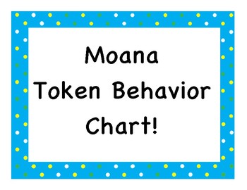 Moana Sticker Chart