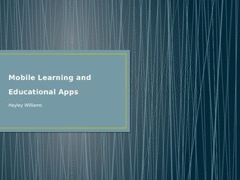 Preview of Mobile Learning and Educ Apps