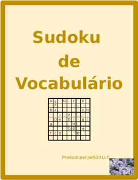 Preview of Mobiliário (Furniture in Portuguese) Sudoku