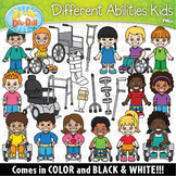 Mobility Impaired Kids Clipart Set {Zip-A-Dee-Doo-Dah Designs}