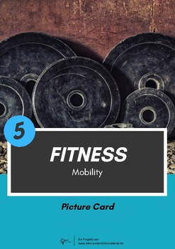 Preview of Fitness Mobility Picture Cards