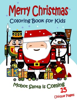 Preview of Mobot Santa, Christmas Coloring Book