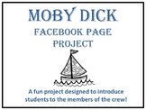 Moby Dick: Editable Facebook Project with Rubric