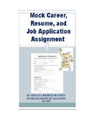 Mock Career, Resume, and Job Application Assignment