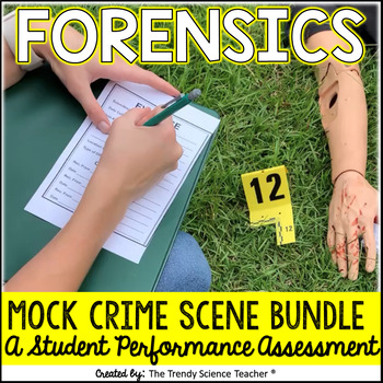 Preview of Mock Crime Scene - A Student-Directed Forensics Performance Assessment