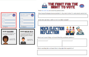 Preview of Mock Election Bundle