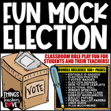 Mock Election Day, Fun Democracy, Civics and Government Ro