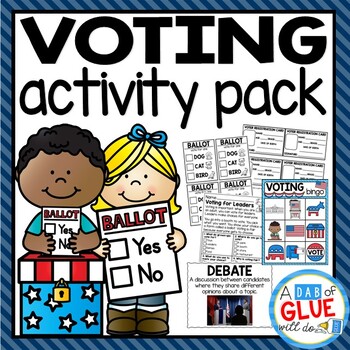 Preview of Mock Election Voting Activity | Election Day Activities