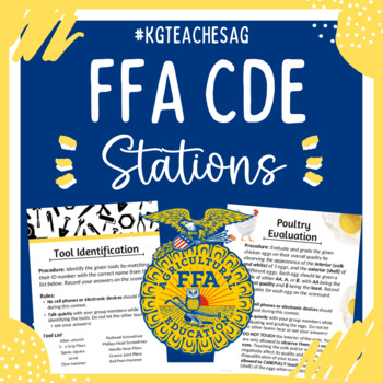 Preview of Mock FFA CDE Stations Activity